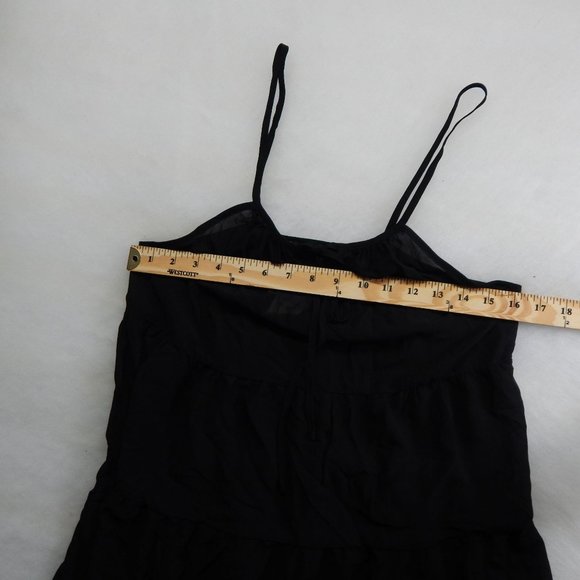 PacSun Womens Fit and Flare Mini Dress Bathing Suit Cover Up Black Size M/L - Picture 6 of 10